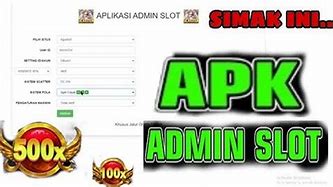 Aplikasi Admin Slot Online Indonesia Login